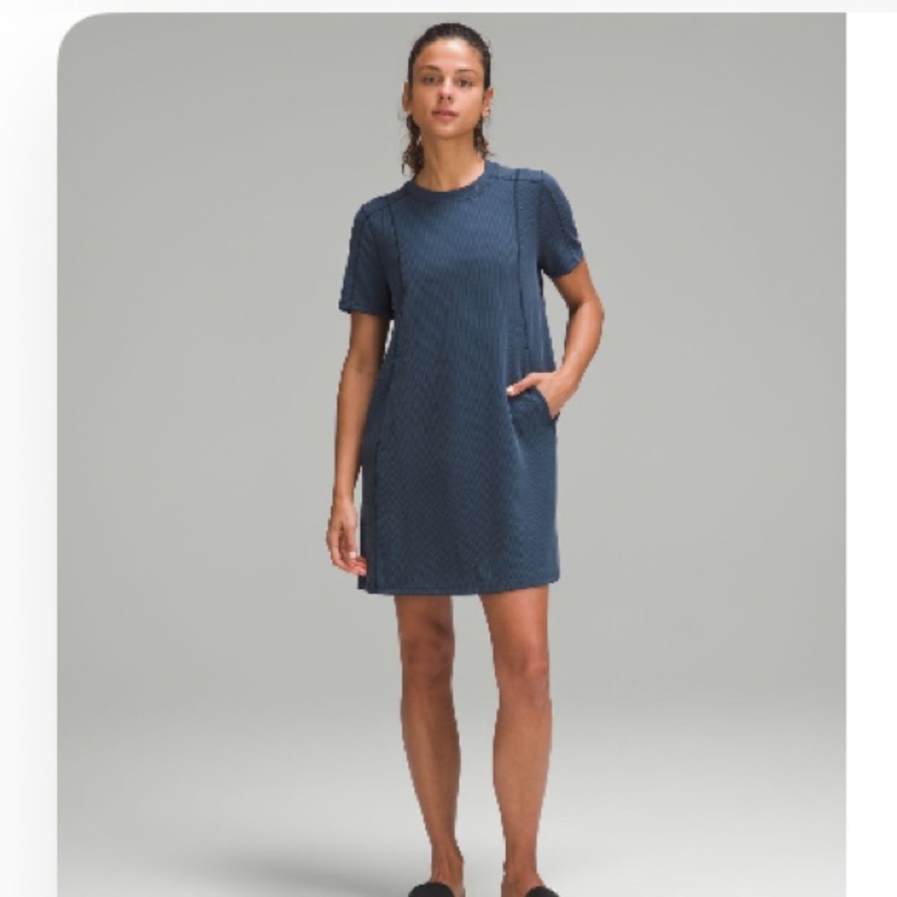 Lululemon ribbed sofstreme tee shirt dress